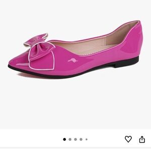 NEW IN BOX Pink Bow Women's Flats